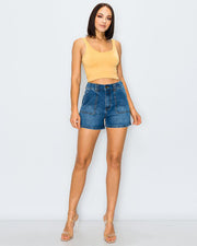 RIGID PATCH POCKET SHORTS