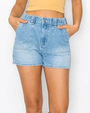 RIGID PATCH POCKET SHORTS