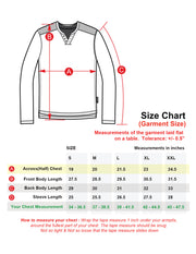 ZIMEGO Mens Long Sleeve V-Neck Henley Oil Wash Contrast Seam Vintage Shirt