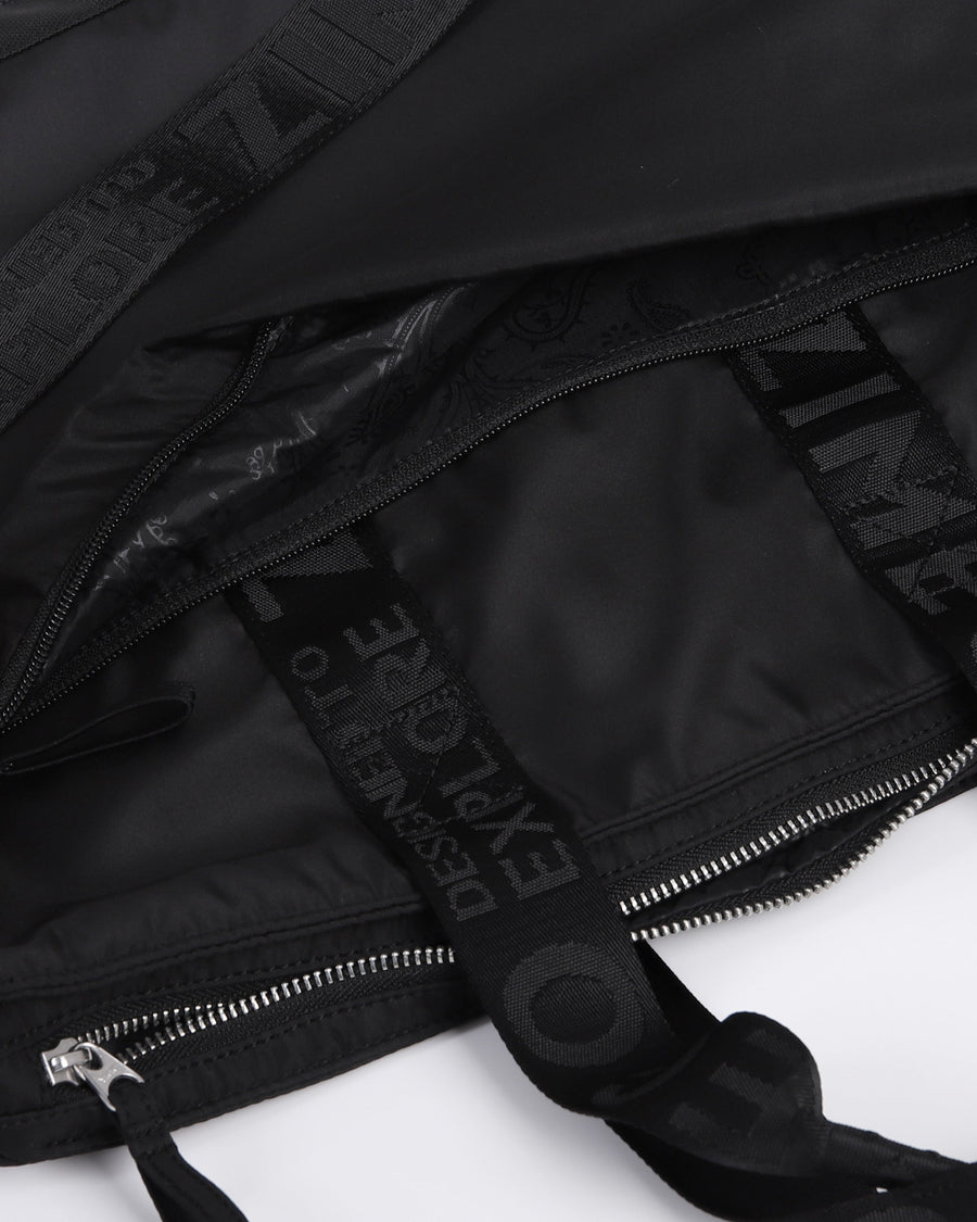 zimego crossbody laptop bag black product detail view image