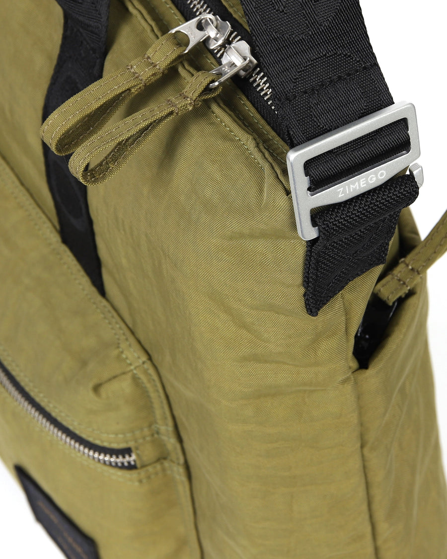 zimego crossbody laptop bag olive  beb bd fddfe product detail view image