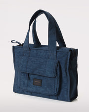 navy blue ace tote bag