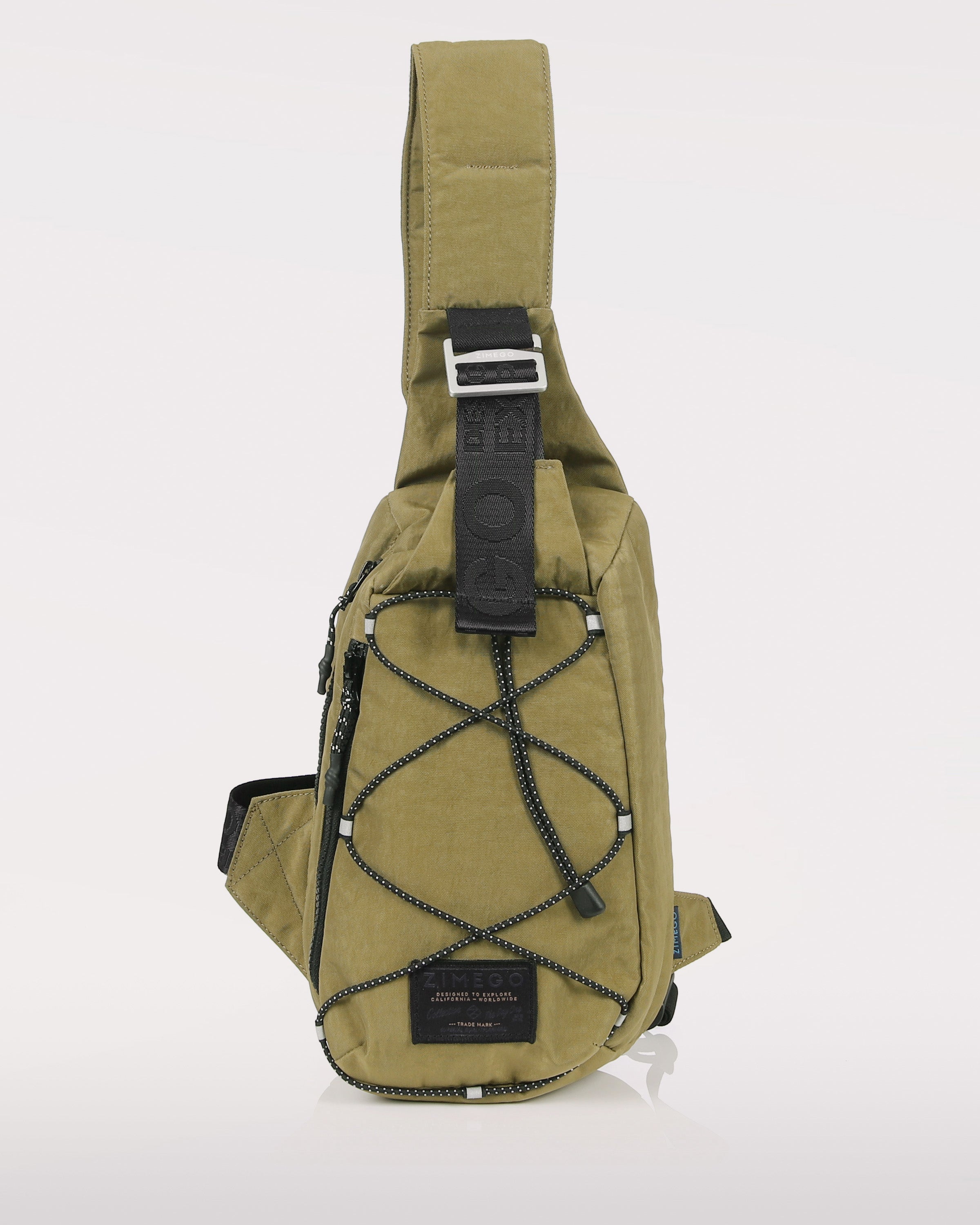 zimego fanny crossbody bag olive product detail view image