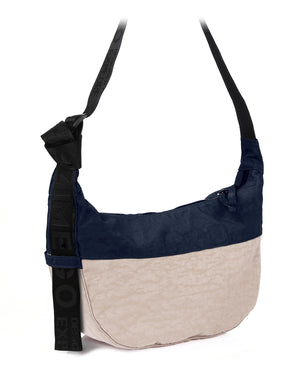 Zimego Two Tone Crescent Bag Bandolera Bandolera para Mujer - ZB807