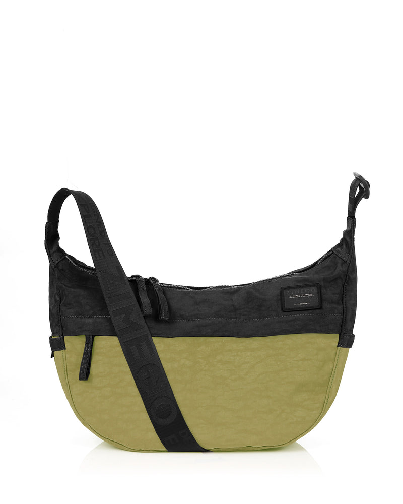 Zimego Two Tone Crescent Bag Bandolera Bandolera para Mujer - ZB807