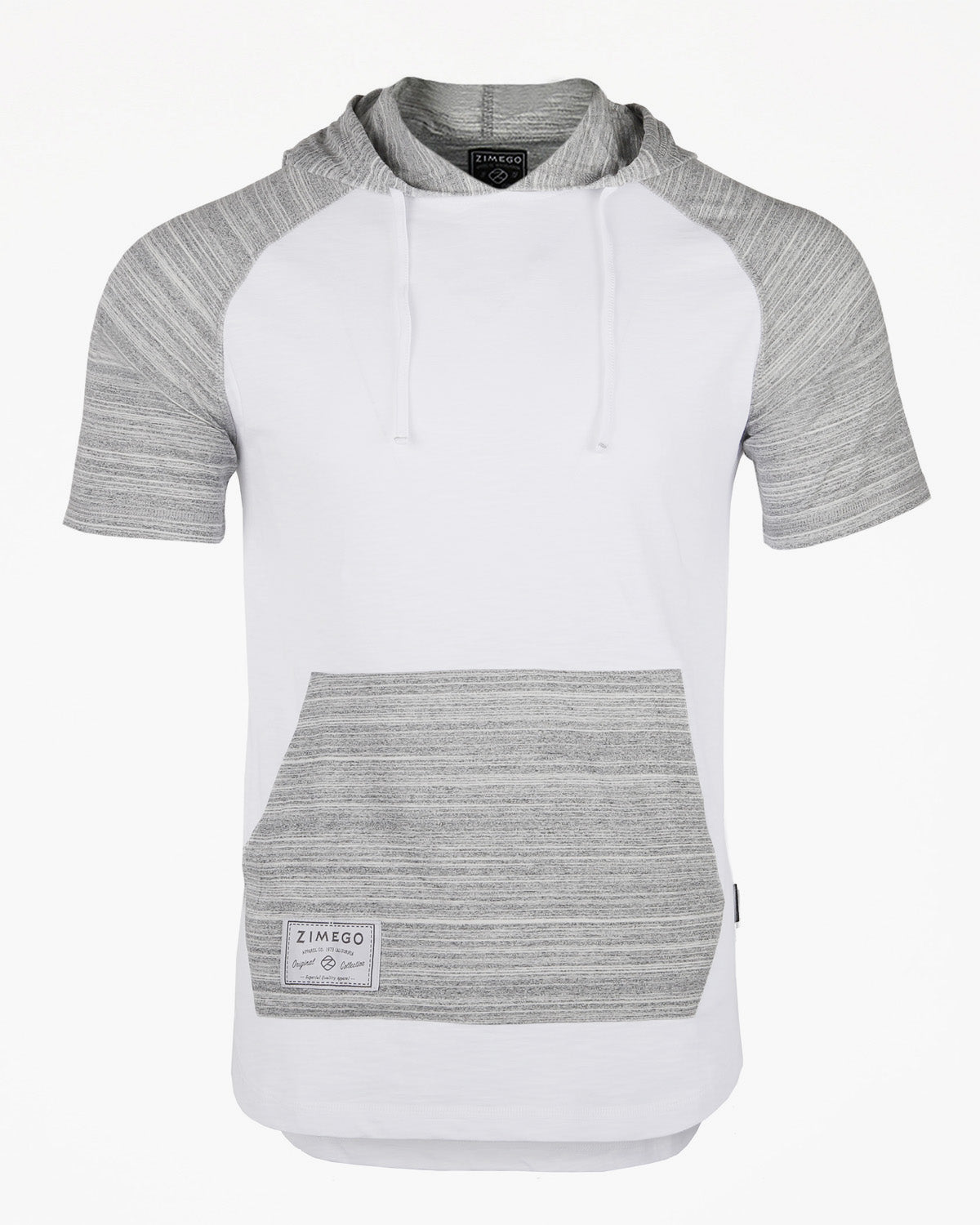 Longline short sleeve hoodie best sale