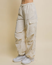 LOOSE FIT PARACHUTE CARGO PANTS