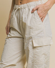 LOOSE FIT PARACHUTE CARGO PANTS