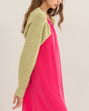 SUMMER ESSENTIAL LONG SLEEVE KNIT BOLERO