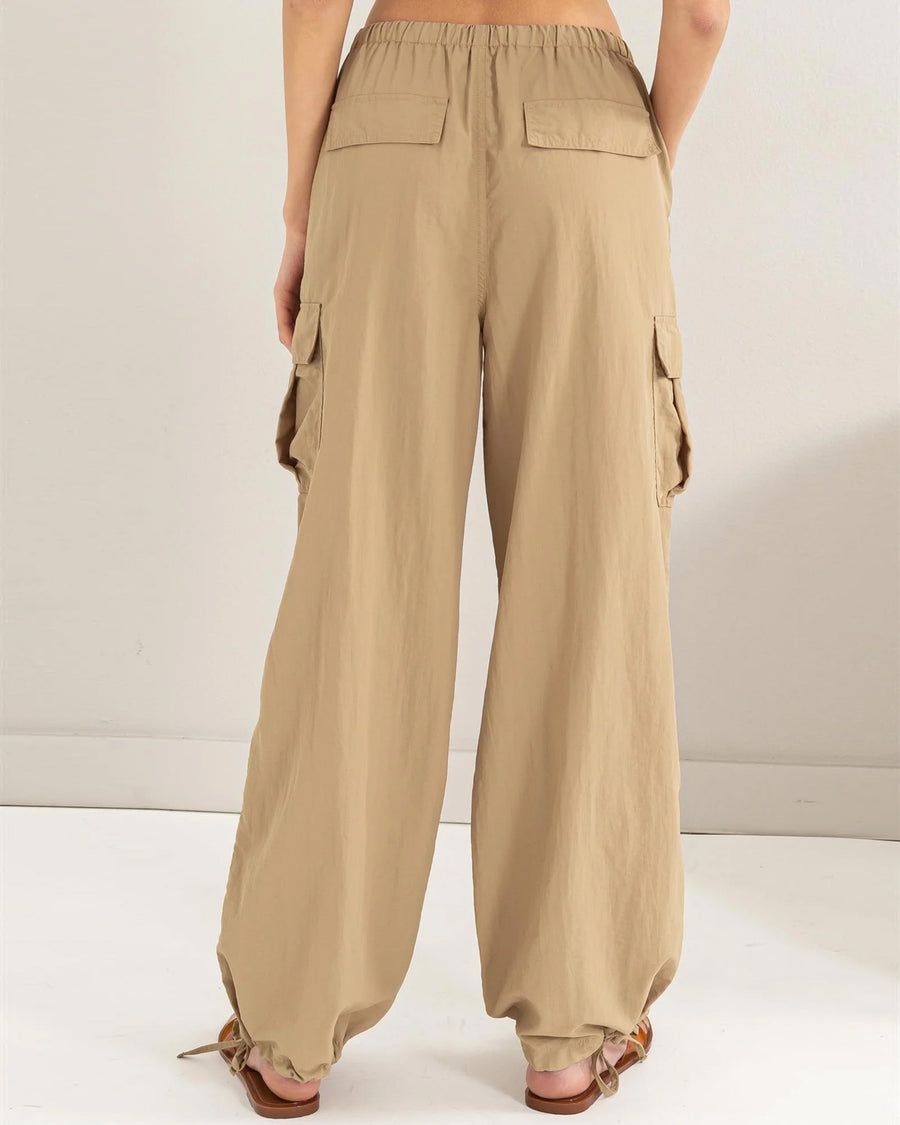 MID RISE PARACHUTE CARGO PANTS