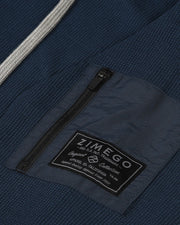 ZIMEGO Sudadera con capucha térmica de manga larga y bolsillo ligero para hombre 