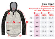 ZIMEGO Long Sleeve Raglan Henley Round Bottom Hood T-Shirts - Space Grey