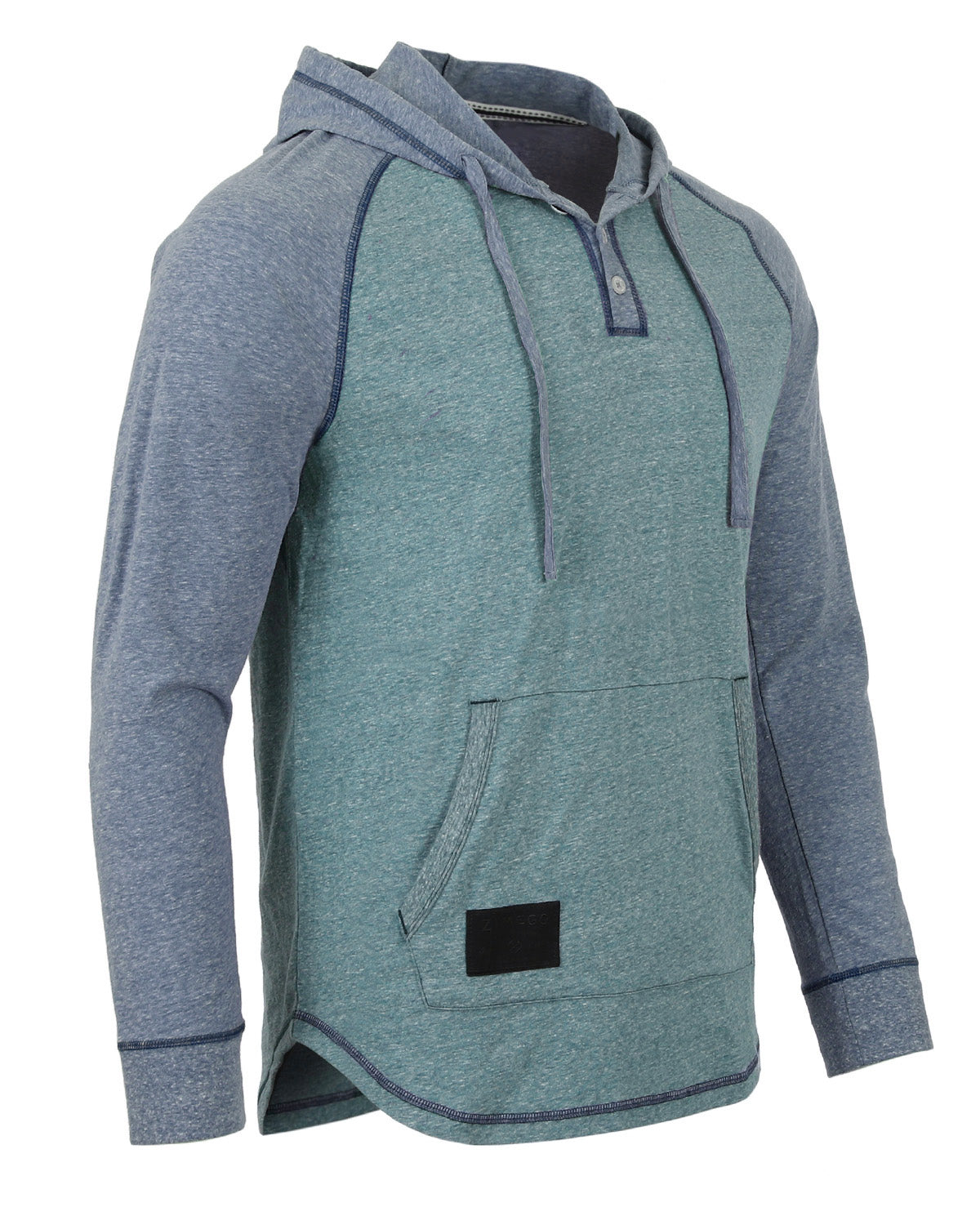 Raglan sleeve kangaroo pocket hoodie online