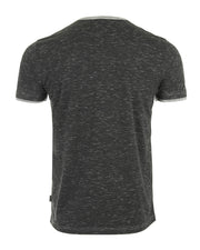 ZIMEGO Camisetas Henley para hombre – Manga corta con cuello y dobladillo en contraste, camisetas de moda informales activas 